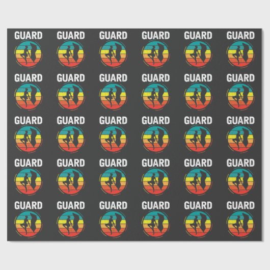 Flag Marching Band Farbwächter Mädchen Geschenkpapier (Flach)