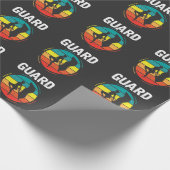 Flag Marching Band Farbwächter Mädchen Geschenkpapier (Ecke)