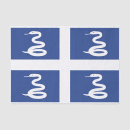 Flag Martinique Tissue Paper Seidenpapier