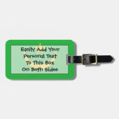 Flag Mauretanien Easy ID Gepäckanhänger (Vorderseite horizontal)