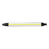 Flag Mecklenburg-Western Pommern Schwarzer Farbton Kugelschreiber (Vorderseite)