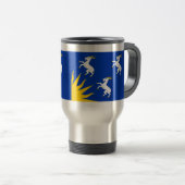 Flag Merionethshire Travel Mug Reisebecher (VorderseiteRechts)