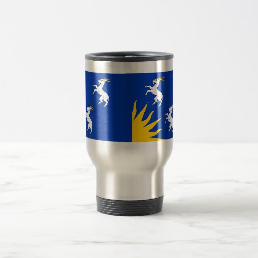 Flag Merionethshire Travel Mug Reisebecher (Mittel)