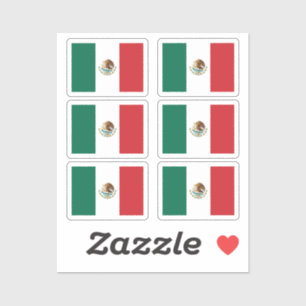 Flag Mexico Collection Pack mit 6 Aufkleber