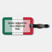 Flag Mexico Easy ID Personal Gepäckanhänger (Rückseite horizontal)
