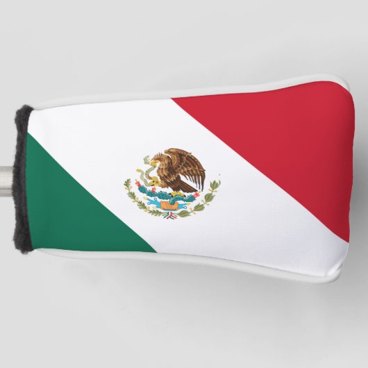 Flag Mexico Golf Head Cover Golf Headcover (Vorderseite)