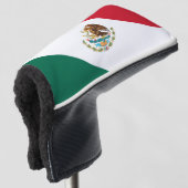 Flag Mexico Golf Head Cover Headcover (3/4 Vorderseite)