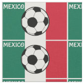 Flag Mexiko Fußball Stoff (Nahaufnahme)