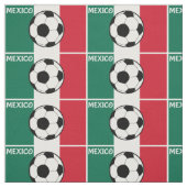 Flag Mexiko Fußball Stoff (Muster)