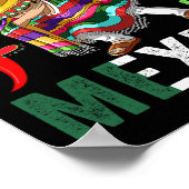 Flag Mexiko Unabhängigkeitstag Mexikanische Männer Poster (Ecke)