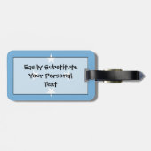 Flag Micronesia Easy ID Personal Gepäckanhänger (Rückseite horizontal)