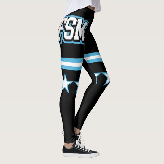 Flag Mikronesien Leggings (Rechts)