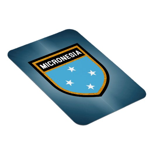 Flag Mikronesien Magnet (Rechte Seite)