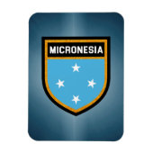 Flag Mikronesien Magnet (Vertikal)