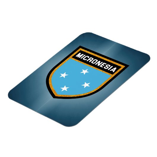 Flag Mikronesien Magnet (Linke Seite)