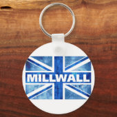 Flag Millwall Gewerkschaft Schlüsselanhänger (Vorderseite)