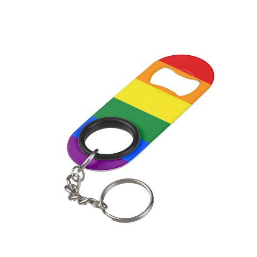 Flag Mini Flaschenöffner (Rückseite Schrägansicht)