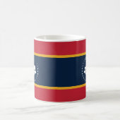Flag Mississippi - Neue Magnolienflagge Kaffeetasse (Mittel)