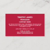 Flag Mississippi Visitenkarte (Rückseite)