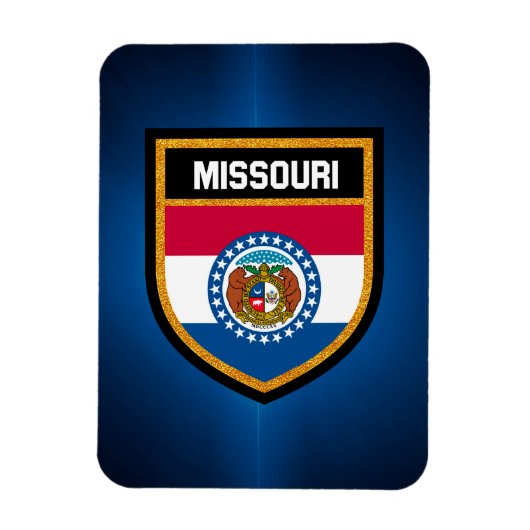 Flag Missouri Magnet (Vertikal)