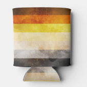 Flag mit Bärenstolz kann kühler werden Dosenkühler (Rückseite)