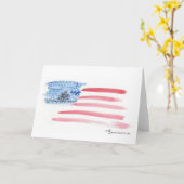 Flag mit Friedhof-Note-Karte Karte (Gelbe Blume)