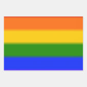 Flag mit Regenbogen-Gay Pride Geschenkpapier Set (Vorderseite 3)