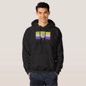 Flag mit zwei Geistern ohne Binärwert Hoodie (Vorne ganz)