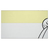 Flag mit zwei Geistern ohne Binärwert Stoff (Fat Quarter (45,7 x 55,9 cm))