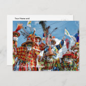 Flag Mocko Jumbien (US-Jungfrau) USVI Postkarte (Vorne/Hinten)