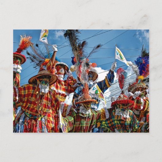 Flag Mocko Jumbien (US-Jungfrau) USVI Postkarte (Vorderseite)