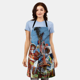 Flag Moko Jumbie USVI Madras Jungfrau Schürze