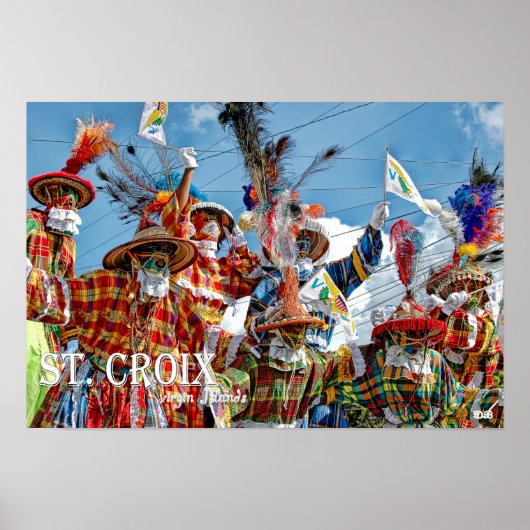 Flag Moko Jumbies St. Croix VI Poster (Vorne)