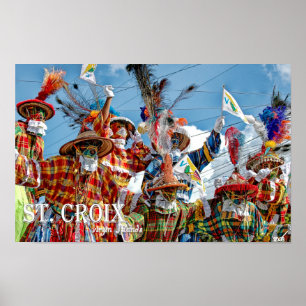 Flag Moko Jumbies St. Croix VI Poster