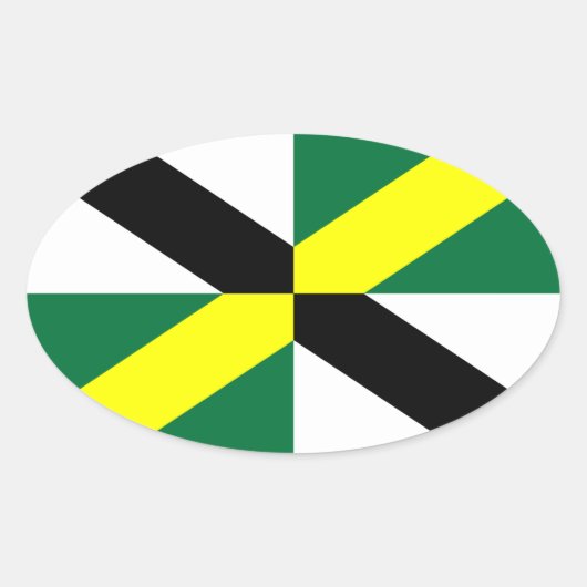 Flag Monterey, Kalifornien-Oval-Aufkleber Ovaler Aufkleber (Vorderseite)