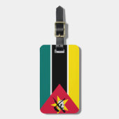 Flag Mosambik Easy ID Personal Gepäckanhänger (Vorderseite vertikal)