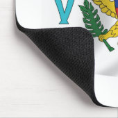 Flag Mousepad der US-Jungfrau (Ecke)