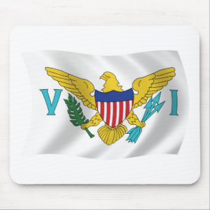 Flag Mousepad der US-Jungfrau