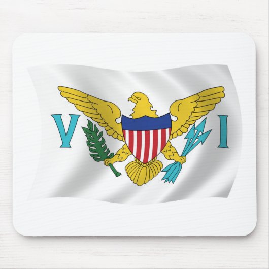 Flag Mousepad der US-Jungfrau (Vorne)