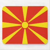 Flag Mousepad Nordmakedonien (Vorne)