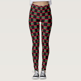 Flag-Muster der kontrollierten Malediven Leggings