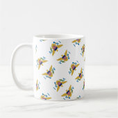 Flag-Muster der US-Jungfrau-Inseln USVI Kaffeetasse (Links)