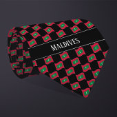 Flag-Muster für Wavy Maldives Krawatte