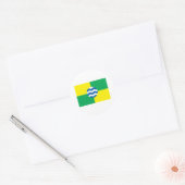 Flag Nairobi Runder Aufkleber (Umschlag)