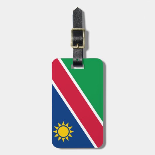 Flag Namibia Easy ID Personal Gepäckanhänger (Vorderseite vertikal)