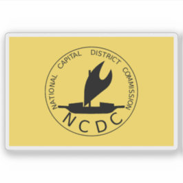 Flag National Hauptstadt District, Papua New Guine Aufkleber