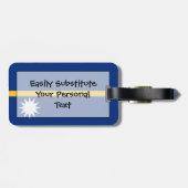 Flag Nauru Easy ID Personal Gepäckanhänger (Rückseite horizontal)