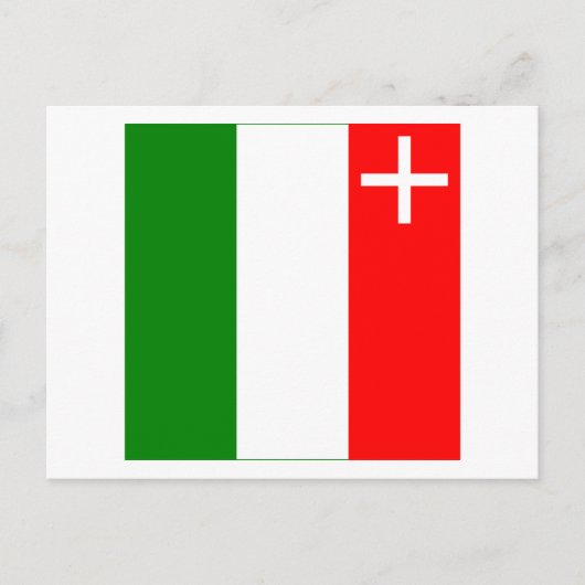 Flag Neuchatel Postkarte (Vorderseite)