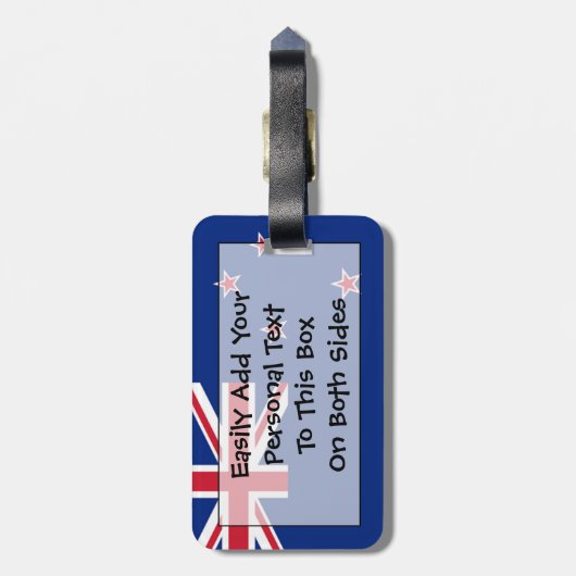 Flag Neuseeland Easy ID Personal Gepäckanhänger