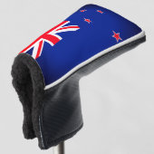 Flag Neuseeland Golf Head Cover Golf Headcover (3/4 Vorderseite)